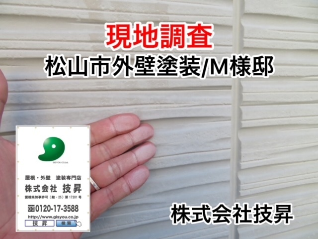 松山市で外壁塗装,屋根塗装,防水工事は技昇にご相談ください(^^♪最大ハウスメーカーの半額で施工可能！松山市の塗装会社社施工店