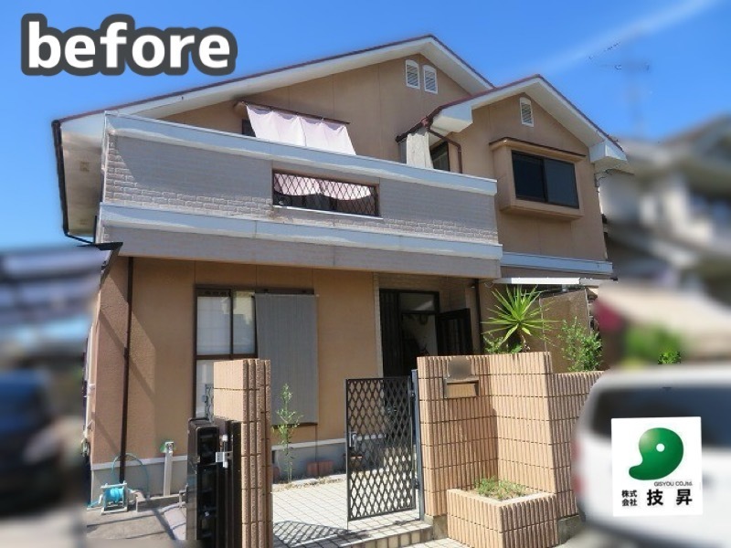 松山市外壁塗装 K様