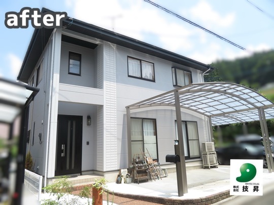 松山市外壁塗装 K様